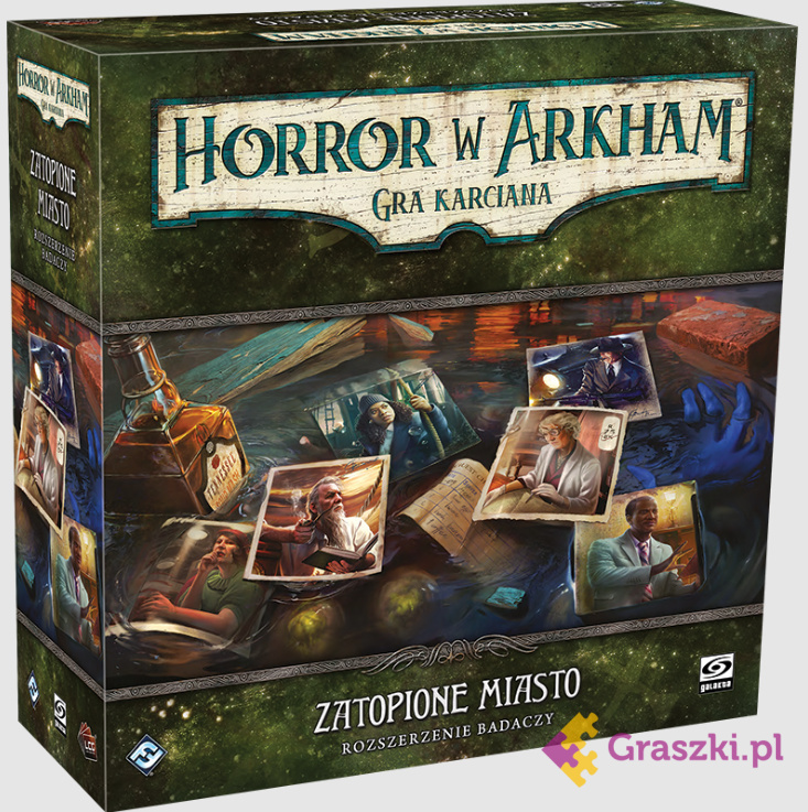 Horror w Arkham: Gra karciana - Zatopione miasto - Rozszerzenie badaczy